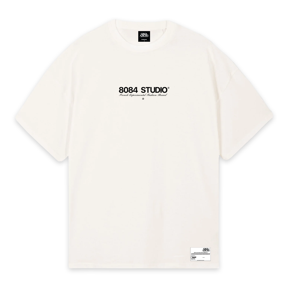 LOGO TYPE TEE IVORY