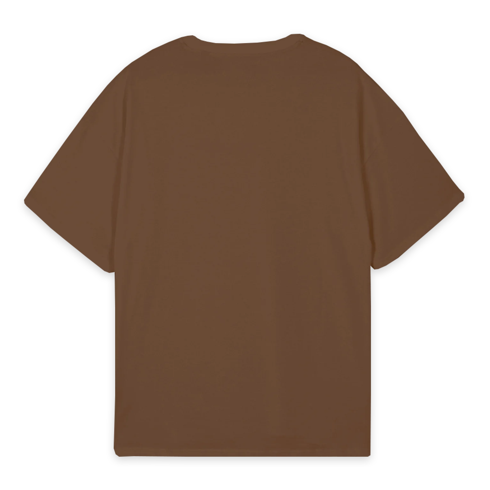 LOGO TYPE TEE BROWN