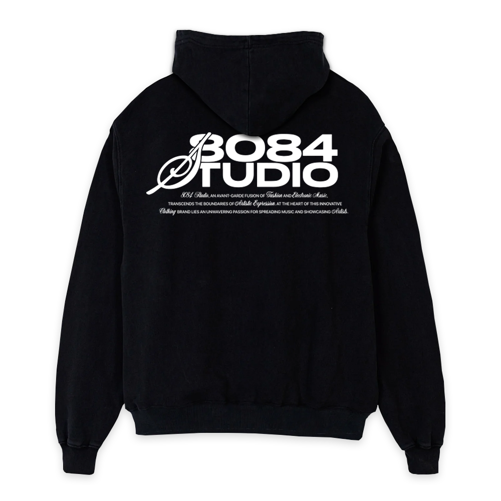 8084 HOODIE BLACK