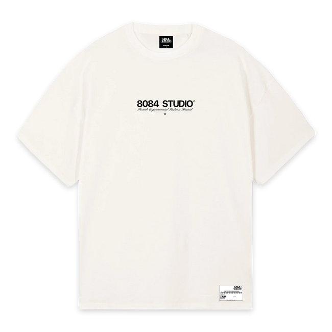 LOGO TYPE TEE IVORY