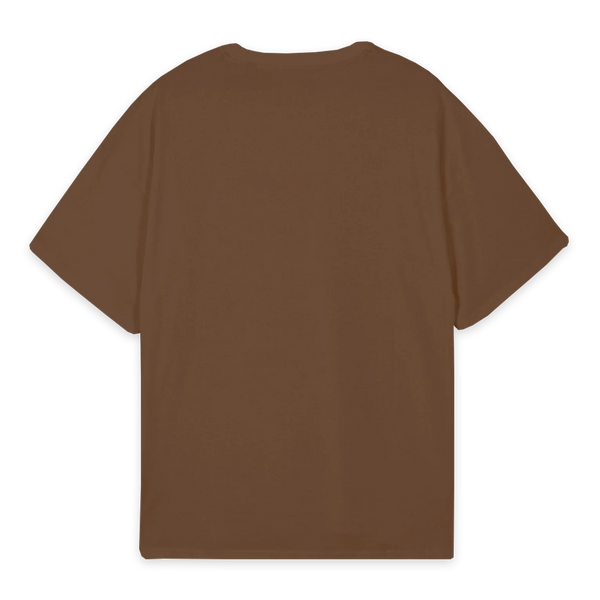 LOGO TYPE TEE BROWN