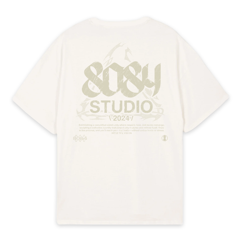 WARNING TEE IVORY