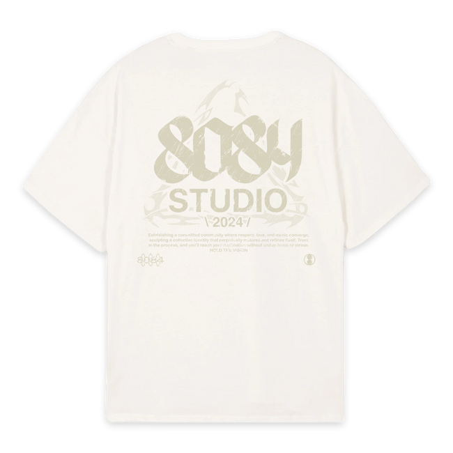 WARNING TEE IVORY